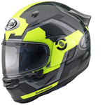 „Arai Integral MC Helmet Quantic“ veido fluoro geltona spalva