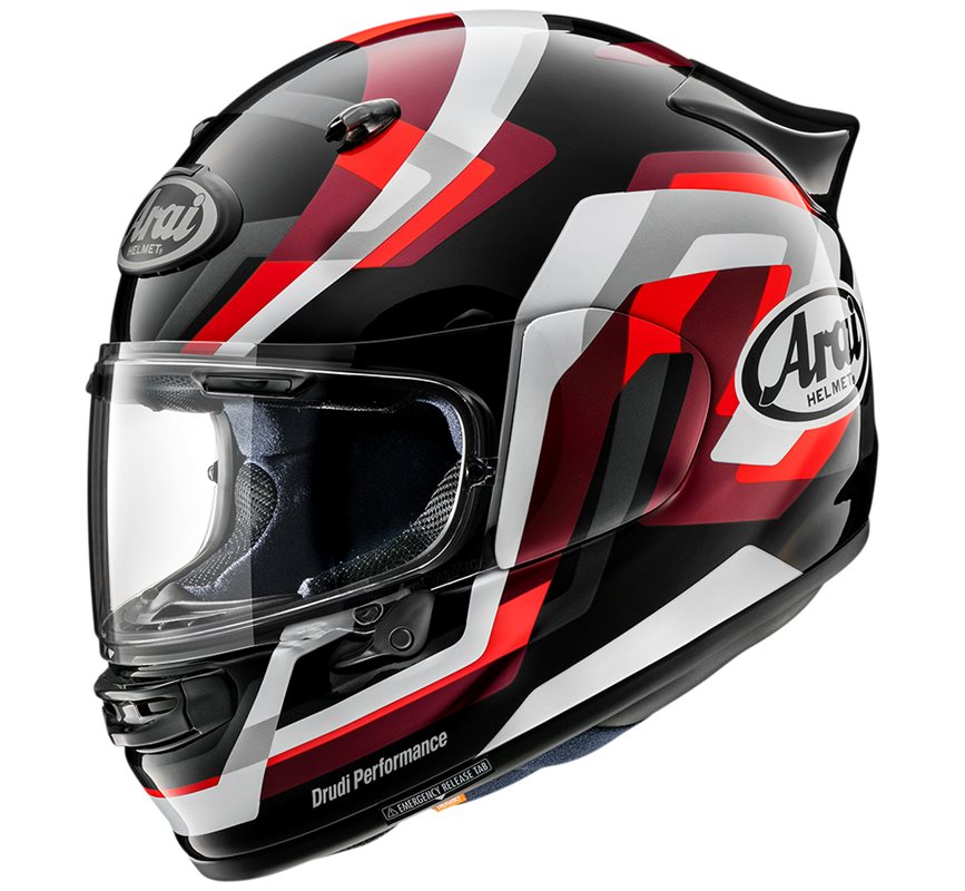 „Arai Integral MC Helmet Quantic Snake Red“