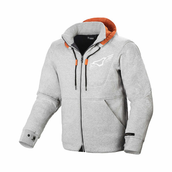Macna Kevlar Mc-Hoodie rajonas šviesiai pilka