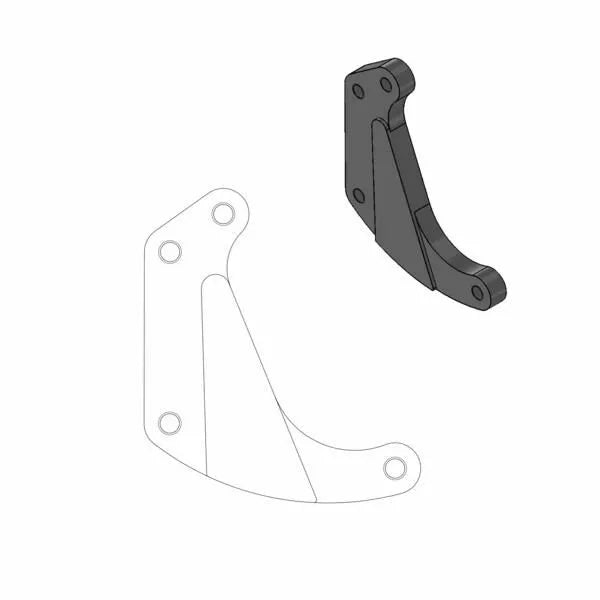 Moto-Master Brake Caliper Adaptor SM 211025