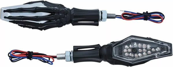 Kuryakyn Turned Skelton BL/CH ECE 2529