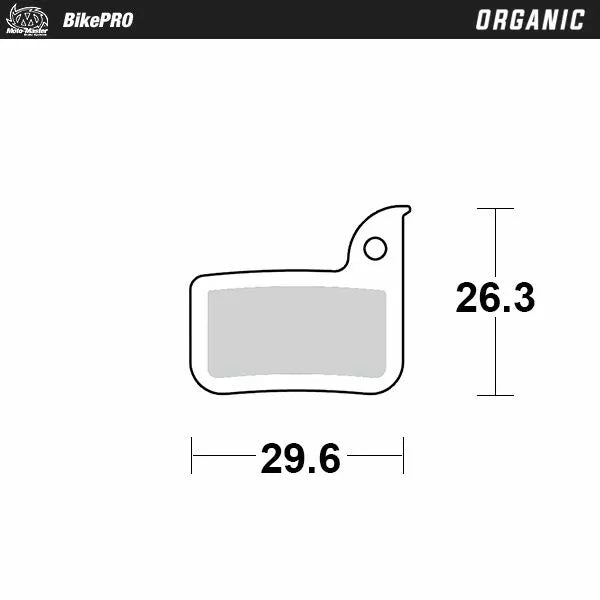 Moto-Master bremžu spilventiņš Organic 731741