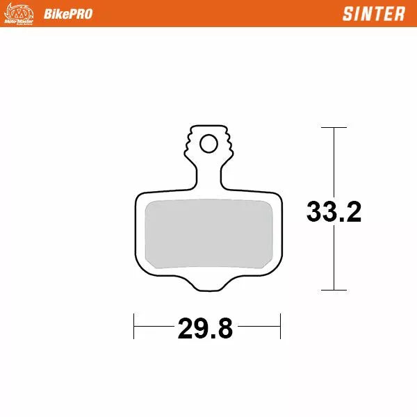 Brzdový podložka Moto-Master Sinter 730654