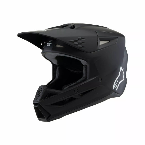 Kaciga AlpineStars (MX) Yth SM3 Solid Black YL 8302425-110-pogled