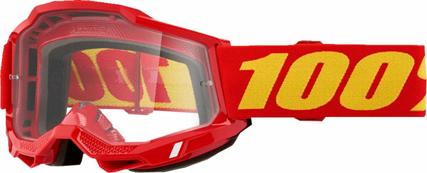 100% Goggle Acci 2 Red Clr 50013-00042
