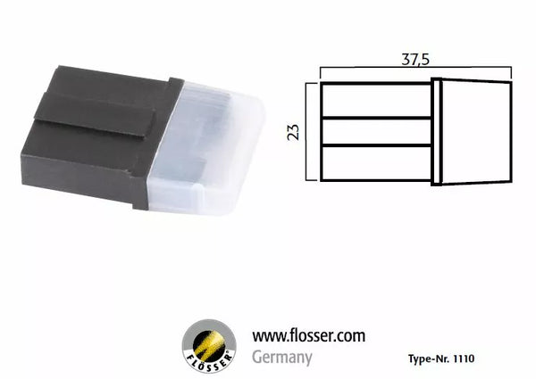 Flosser Fuseholder Std W/CAP 10 PK 111010PK