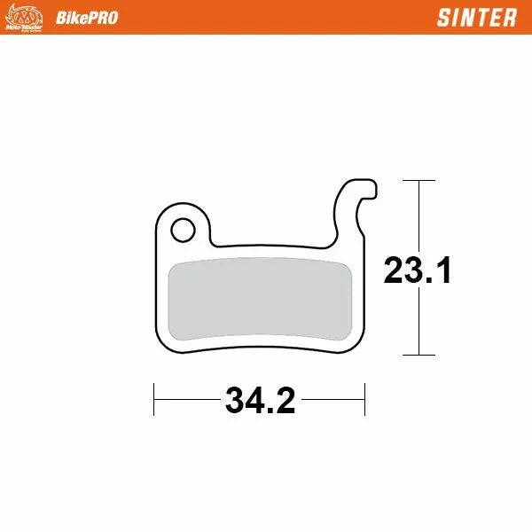 Brzdový podložka Moto-Master Sinter 730154