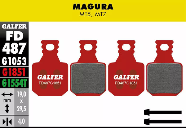 Galfer kočni jastuk Advanced FD487G1851