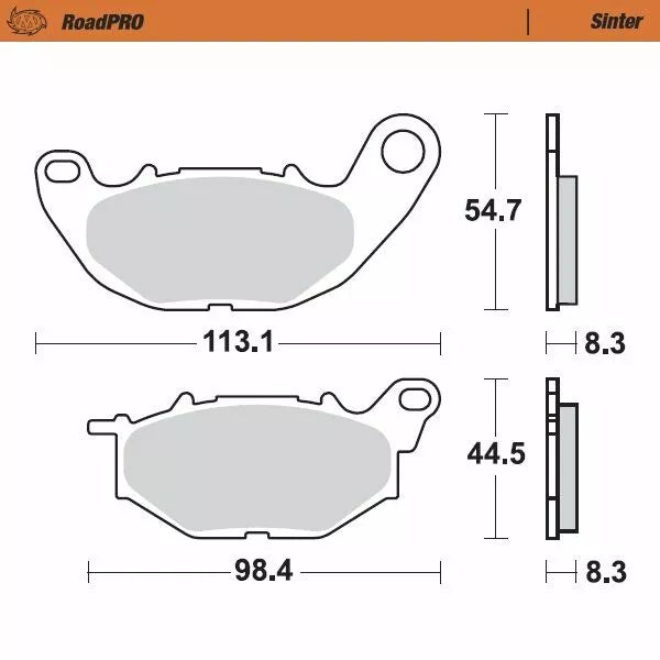 Moto-master kočnica Sinter Front 412501