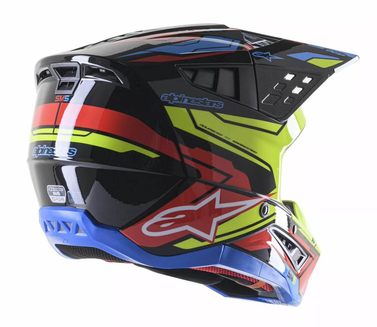 Alpinestars Cross MC Helmet SupeTech M5 Action 2 čierna /chrípka