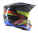 Alpinestars Cross MC Helmet SupeTech M5 Action 2 čierna /chrípka