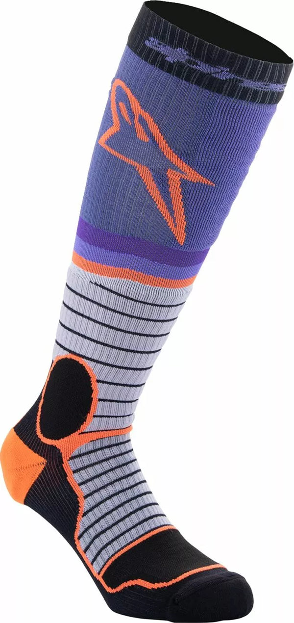Alpinestars (MX) čarapa MX Pro PUR/BK/GY L 4701524-1207-L