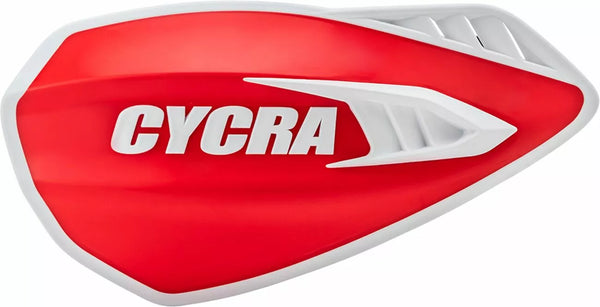 Cycra Cyclone Handguards Rd/WT 1CYC-0056-343
