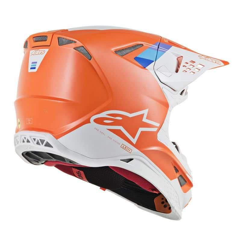 Alpinestars Cross MC Helmet Supetech S-M8 Orange/White