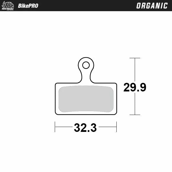 Moto-Master bremžu spilventiņš Organic 730441
