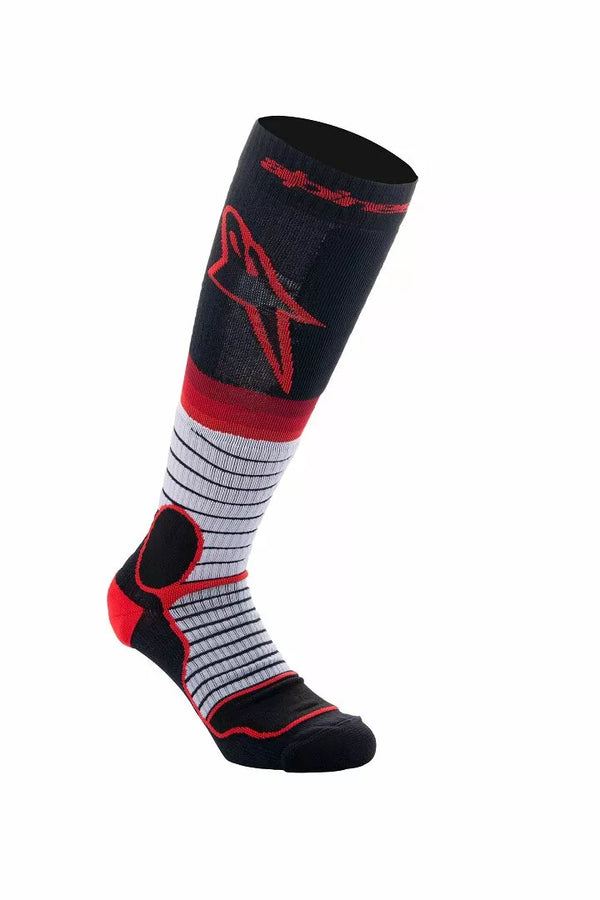 Alpinestars (MX) SOCK MX PRO BLK/GY/RED S 4701524-1215-S