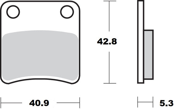 Moto-Master Brake Pad Ceramic 412404