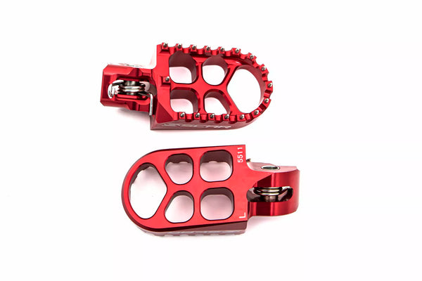 Scar Footpegs Evo Gas Gas Red S55111RD