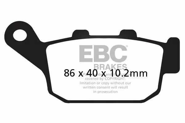 EBC kočni jastučić ugljični skuter SFAC140