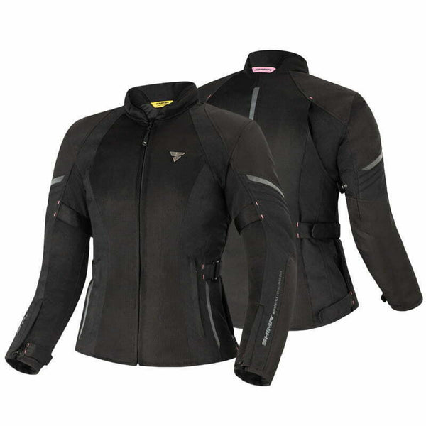 Shima Lady Textile mc jakna Jet crna
