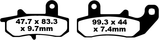 EBC BRAKE PAD FA looks organic FA157