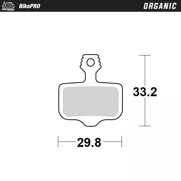 Moto-Master bremžu spilventiņa Organic 730641