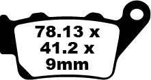 EBC BRAKE PAD FA looks organic FA213
