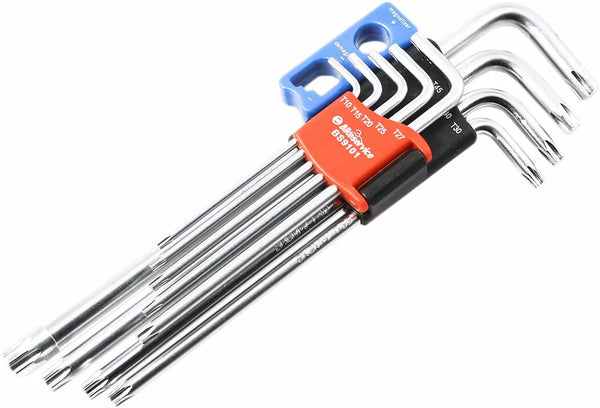 Bikeservice Magnetic TX-Star Key 9PC BS9101