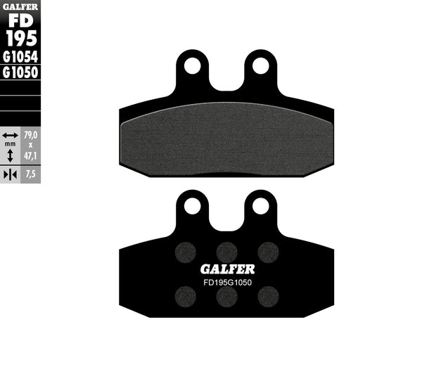 Galfer Brake Pad Semi Metal Scooter FD195G1050