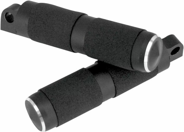 Accutronix Footpegs Male W/Rubber BK RP111-RN
