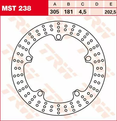 TRW Rotor TRW MST238 MST238