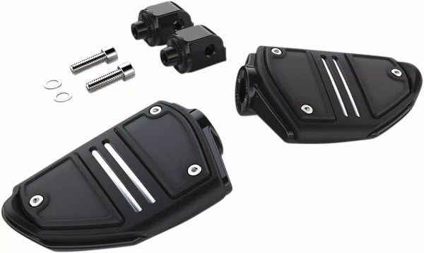 Ciro Footpeg T-Rail MNT ST BLK 61426