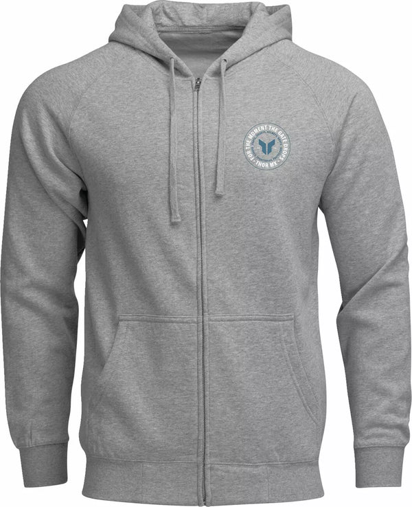 Thor Hoodie Zip Up Badge HTR GRAY S 3050-7023