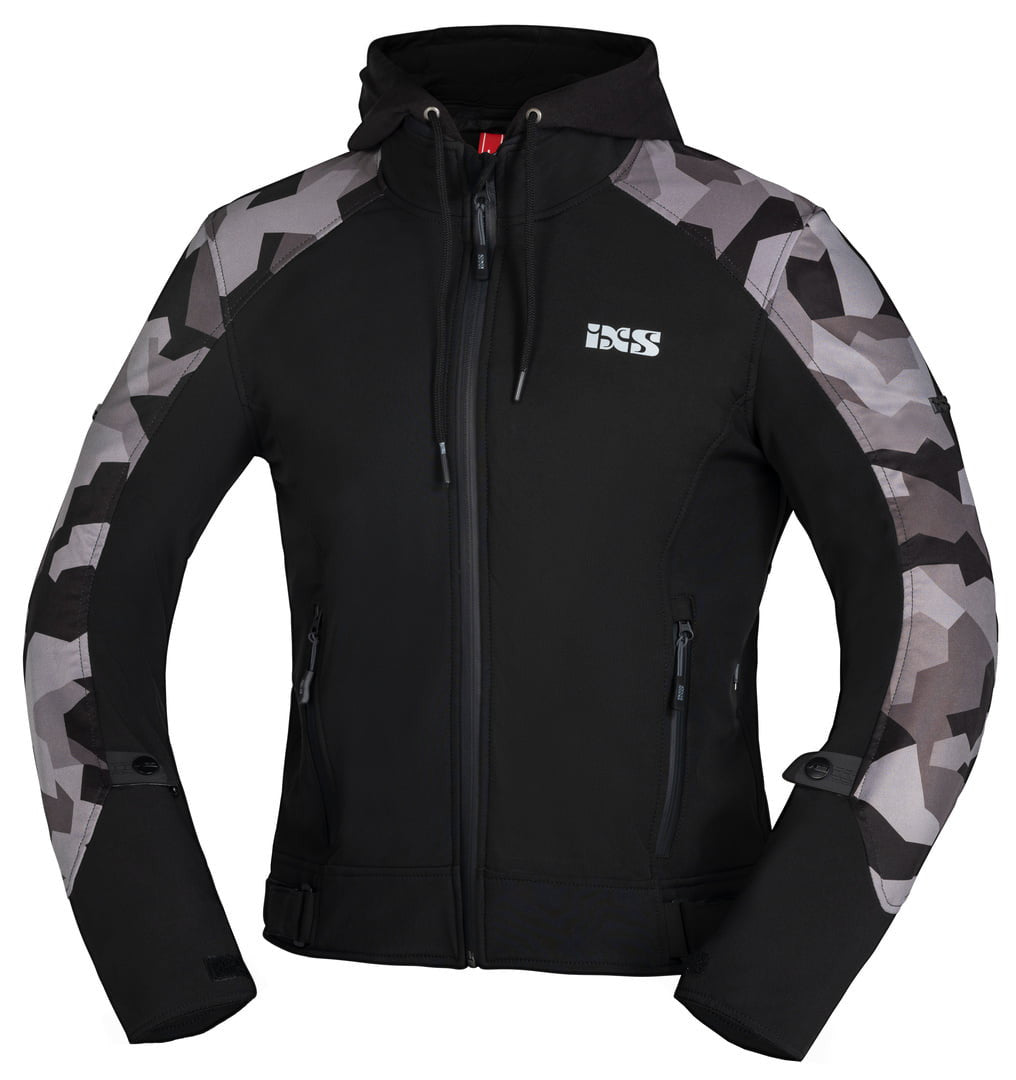 Ixs softshell mc jaka tik moto melna /camo