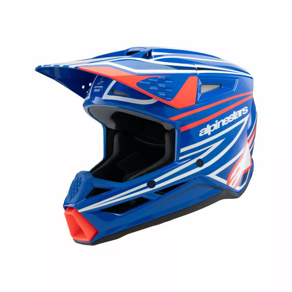 AlpineStars (MX) kaciga yth SM3 wurx plava/crvena/w 8302125-7312-SYL