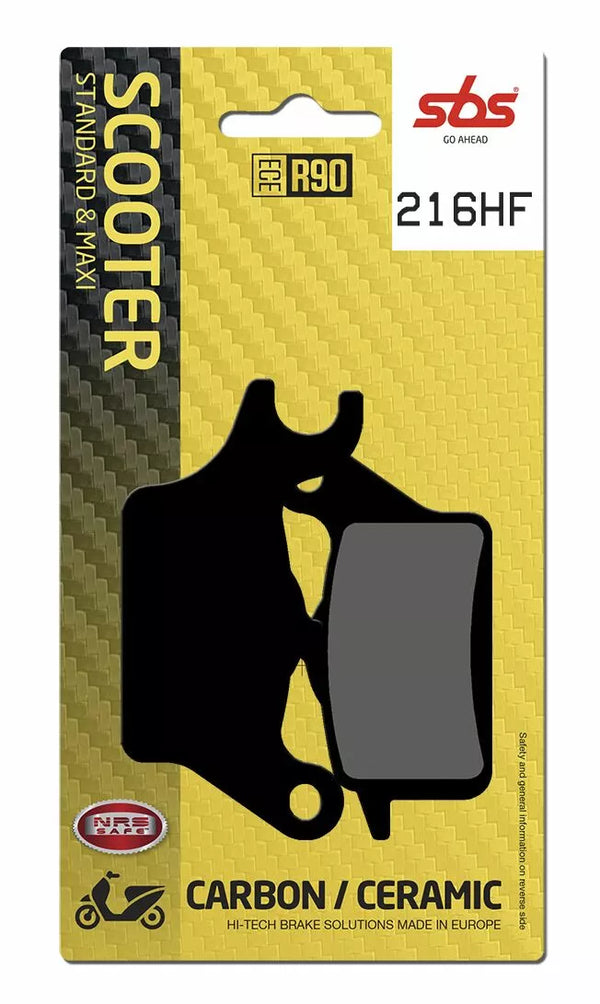 SBS BRAKE PAD CAR/CER SCOOT 216HF