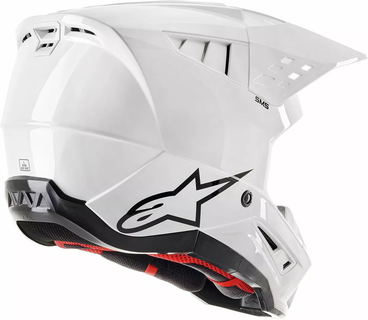 Alpinestars Cross MC Helmet SupeTech M5 Solid White
