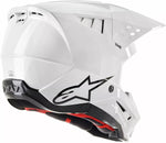 Alpinestars Cross MC Helmet SupeTech M5 Solid White