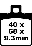 EBC BRAKE PAD FA looks organic FA047/3