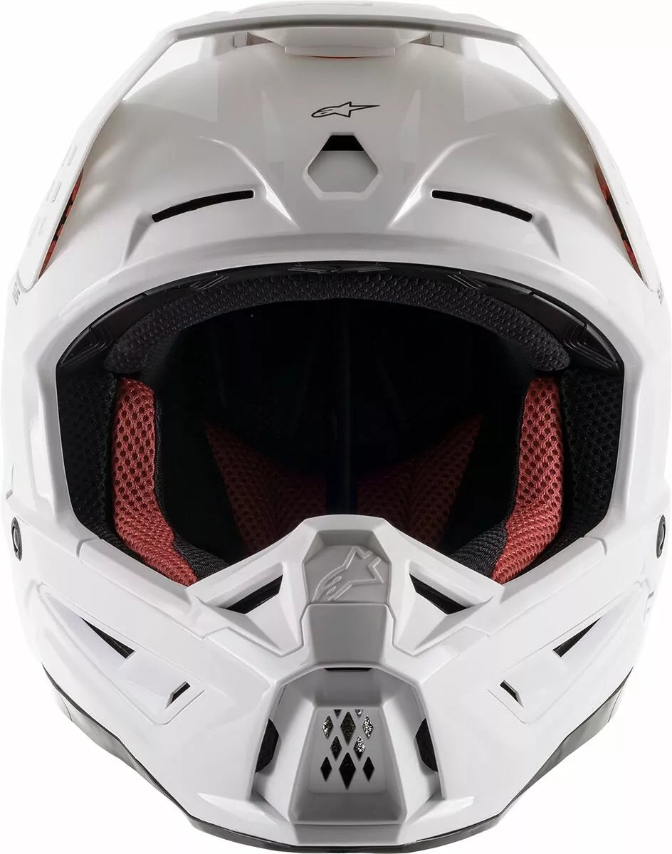 Alpinestars Cross MC Helmet SupeTech M5 Solid White