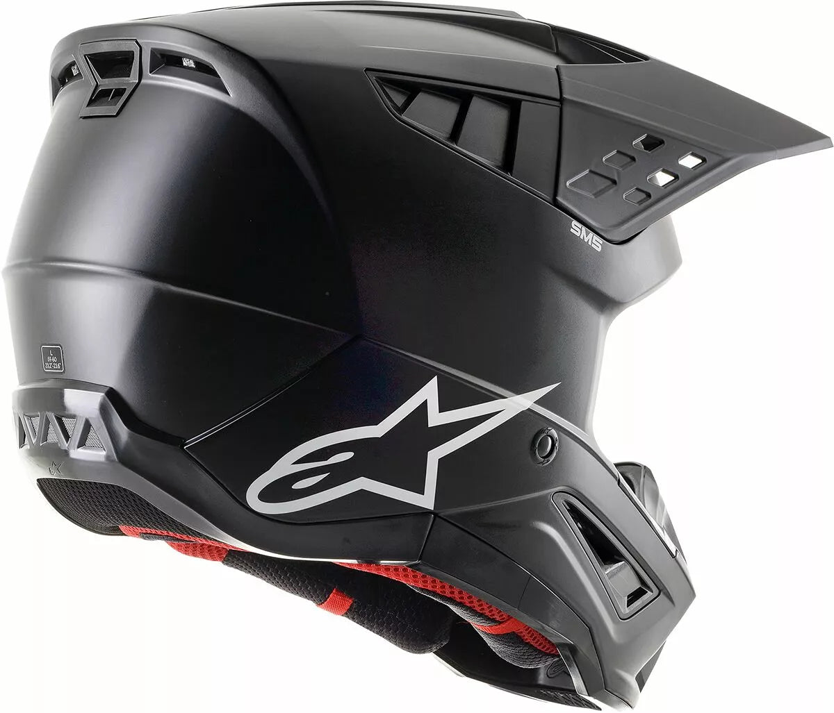 Alpinestars Cross MC Helmet SupeTech M5 Solid Black