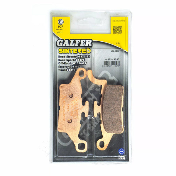 Galfera bremžu spilventiņš Sartertered Motorolers FD473G1380