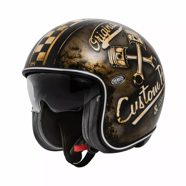Premier Helmet Helmet Vintage OP 9BM 2x Apjetvi6fibop90xxl