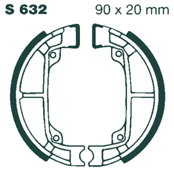 EBC BRAKE SHOE default S632