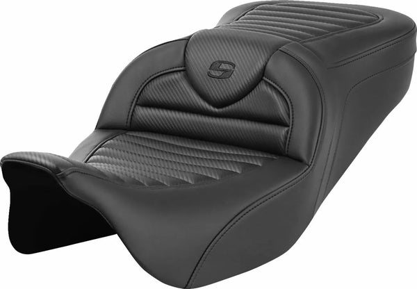 Saddlemen Seat Roadsofa FLT 08-Up-Carb 808-07b-20400