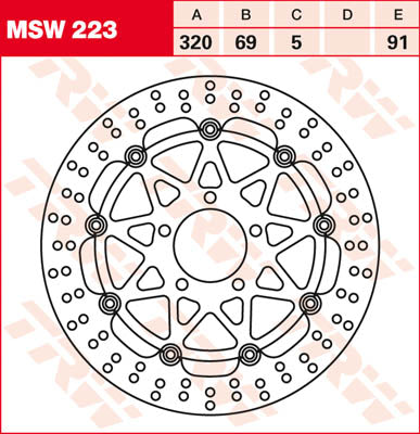 TRW Rotor TRW MSW223 MSW223