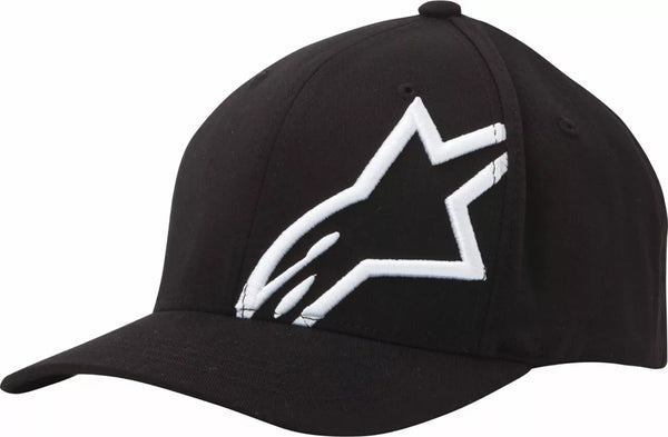 Alpinestars (Casuals) Hat Corp Shft 2 BK/WT S/M 1032-81008-1020SM