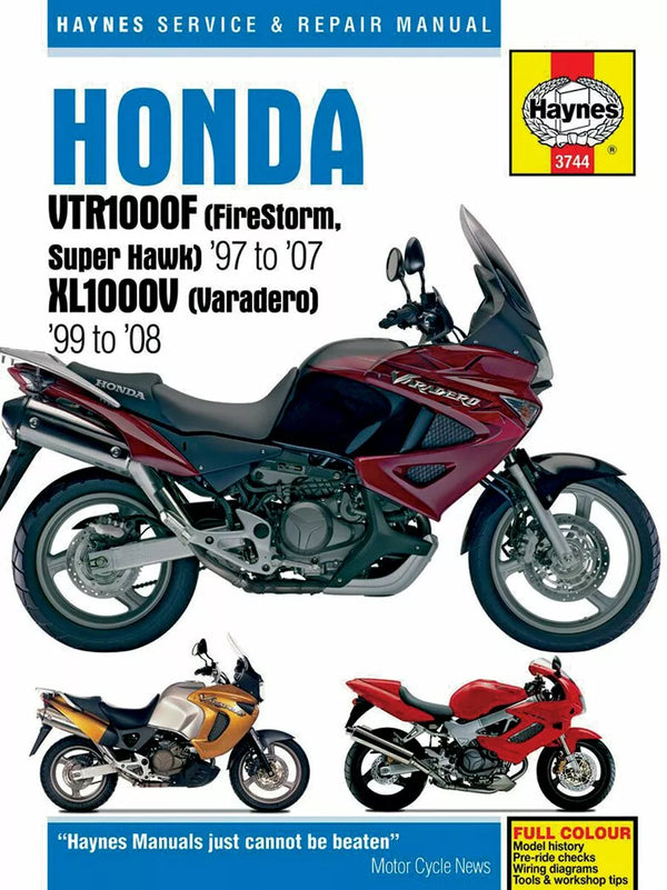 Haynes Manual Vtr1000f Super Hawk 3744