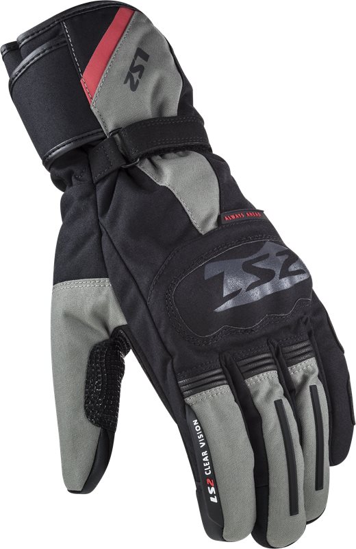 Ls2 mc-gloves sniega pelēks