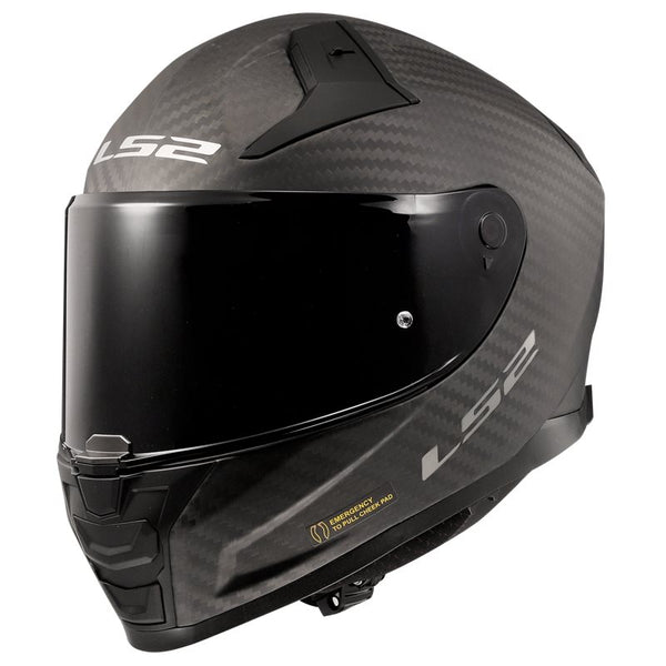 LS2 integrál MC Helmet Vector II uhlíkové matky čierne